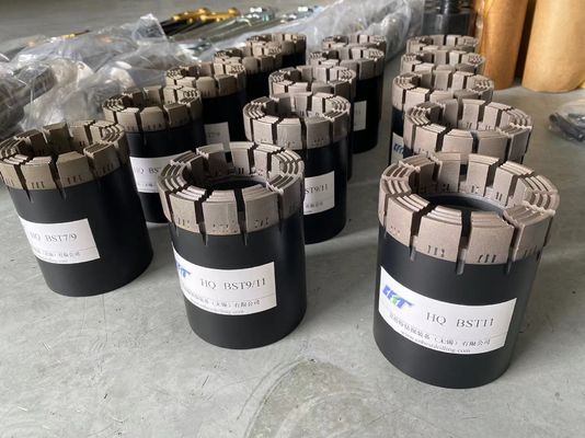BQ NQ NQ3 HQ Impregnato di diamante core bit per la ricerca geologica